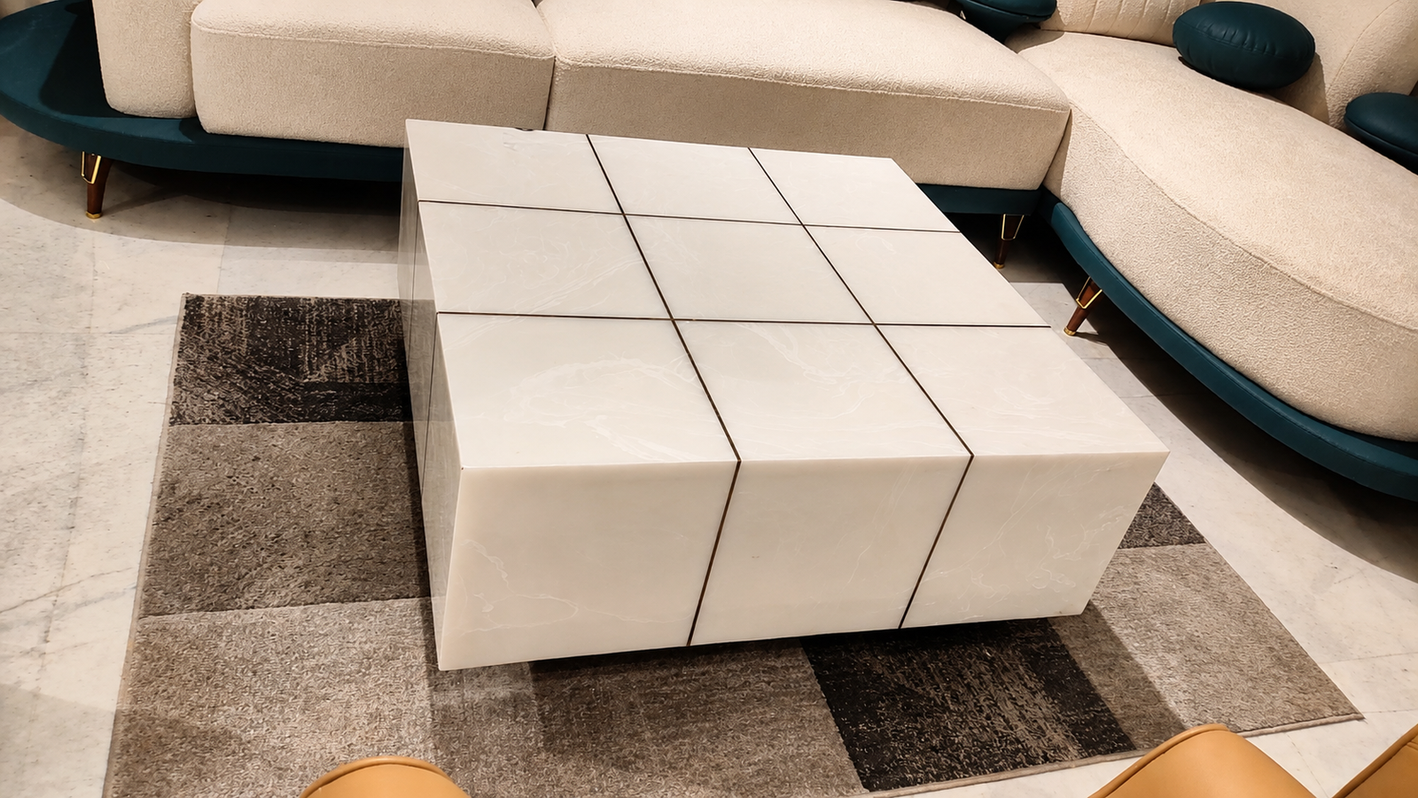 Onyx White Design Table