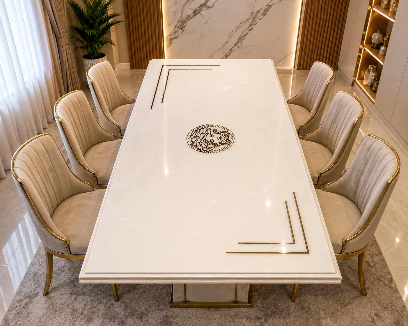 White Onyx Signature Table